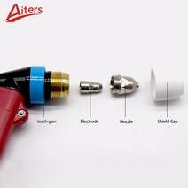 용접 P80 플라즈마 Nozlze 및 전극 용접 절단 소모품 20PCS/Kit 커터 액세서리, 01 1.1mm