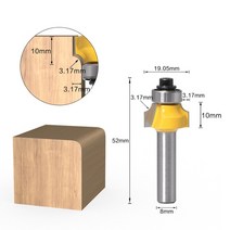 신상품 목재 목공 공구 텅스텐 카바이드용 베어링, r3.17mm