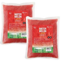 대상 복음자리 수박주스 1kg X 2개 (아이스박스무료발송) 냉동수박 과일주스 땡모반 음료