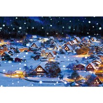 BEVERLY 비버리 33 - 164 눈 내리는 시라카와고 [직소퍼즐300피스(크기:38×26cm)], 단일