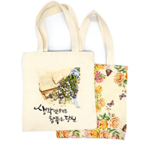 어린이 에코가방 국산광목가방 30x29cm I-02-025