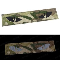 고양이 눈 후크 패스너 전술 패치 야광 군사 전투 아플리케 패치모자 헬멧 배낭 Par Militar, 35 3x12.5cm