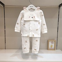 [아가방]논현점*귀여운 표정에 턱받이 /편안한 봄 오픈 내의/안심 무형광 면100%/아가방 초특가