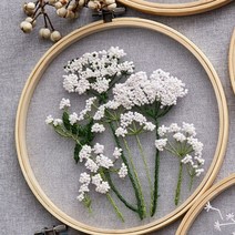 들꽃 DIY 공예 프랑스자수 자수도안 패키지, 단품