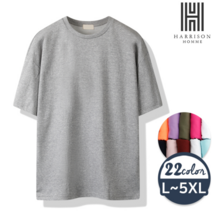 [해리슨*] [해리슨]해리슨 22컬러 오버핏 라운드 반팔티 MDLF1404