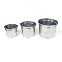 국산 업소용 스텐 뼈통 (소 중 대) 치킨 뼈통 집게통 BMP, 중형 10개