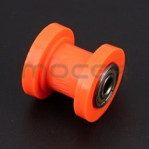 휠 텐셔너 가이드 드라이브 체인 롤러 풀리 오토바이 핏 먼지 미니 자전거, 8MM Orange
