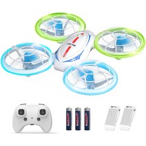 드론 촬영 미니 입문용 ACECHUM LED Mini Drones for Kids 원격 제어 고도가있는 소형 360 ° 텀블링 및 회전 다채로운 비행 장난감 3 4 5 6 7 81