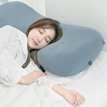 리누 2인용 꿀밤베개 롱버전, 그레이