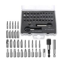 Kimlonton 33 개 세트 나사 제거 비트 육각축 파손 스크류 추출기 찢어진 분리