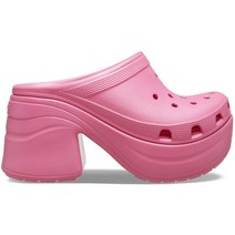 국내매장용 CROCS 크록스 사이렌 클로그 하이퍼 핑크 PINK 208547 여성 패션 라이프스타일