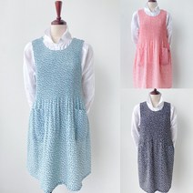 모던마마 여름주름앞치마 플리츠앞치마 빅사이즈, 민트