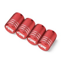 바이크 오토바이 CNC 알루미늄 휠 타이어 밸브 스템 캡 혼다 CBR 125R 600 F4i 650F/R 1100XX 1000F cbr 954 1000 RR 900RR 250R, 11 4Pcs Red