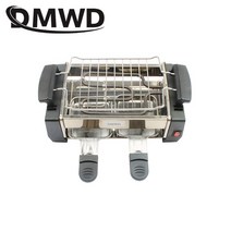 DMWD 무연 전기 라글렛 그릴 더블 레이어 비 스틱 바베큐 로스팅 팬 철판 미니 스토브 기계 로스터 EU152174