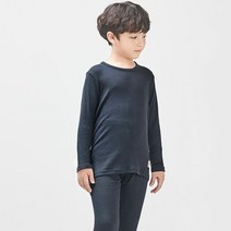 모이모이깜피 아동용 소프트모달(네이비)9부 실내복 상하세트