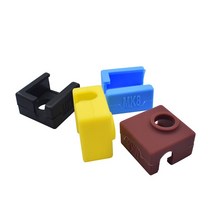 초정밀 3D 프린터 부품 MK7 MK8 실리콘 양말 보호 커버 케이스 가열 블록 J-헤드 핫 엔드 엔더 3 용 압출기, 02 2PCS Mix