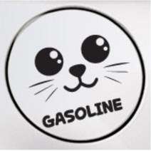 휘발유 주유구스티커 GASOLINE 올뉴렉스턴 K5DL3 소나타DN8 HG 더뉴K7 제네시스G80 모닝 스포티지R 혼유 YF 코란도C k5 티볼리 TG 카니발KA4 G70 볼보, 디젤, 옐로우