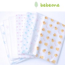 베베원 무형광 사각기저귀겸 목욕타올 1장 유아 아기 출산 백일 돌선물, 동물친구