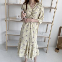 데이브 셔링 플라워원피스