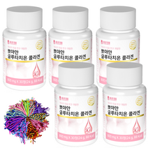 4+1박스+머리끈(파핑) 승무원팩트 파우더 영양제 50대 60대 70대 엄마 생신 생일 선물 피부 얼굴, 4＋1박스＋머리끈(파핑)