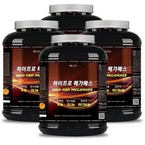 하이 프로 매스 4KG X 4통 탄수화물 체중업 헬스 단백질 보충제