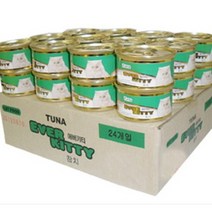 에버키티 BOX 고양이캔 80G 캔, 1box, 참치