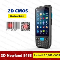 판매 안드로이드 핸드 터미널 PDA 하니웰 바코드 스캐너 1D 레이저 QR 휴대용 데이터 수집기 4G NFC, 07 2D E483_01 미국