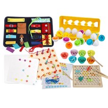 어린이집 유아 소근육활동 감각발달 교구5종 아동완구 손감각발달 3살 IQ