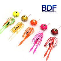 청룡조구 참돔 타이라바 헤드 스커트 세트 45g-150g, 골드야광-150g, 150g