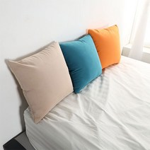 조브라운 스웨이드 무지 디자인 쿠션 소파 쿠션, 에메랄드