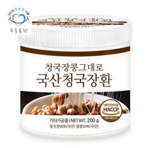푸른들판 국산 발효 콩 청국장환 200g(통) 환통 사은품증정, 1개, 200g