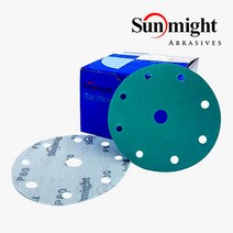 태양연마 6인치 (150MM) 9홀 필름 연마지, 6인치 9홀 (필름) #400