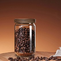 JINGHENG 커피빈 원두보관함 밀폐용기 진공 원두 보관용기, [1+1] 750ML/ 9cm*15cm