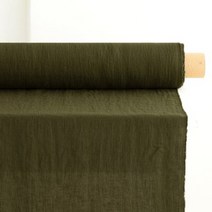 원사 염색 천연 100% 순수 리넨 봉제 드레스 가운 여름 얇은 DIY 디자이너, 05 olive green_01 135x100cm