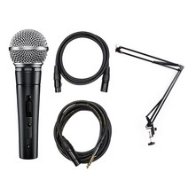 SHURE SM58SK 슈어 정품 다이나믹 마이크, SM58 SK 마이크+2관절 스탠드