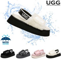 어그슬리퍼 호주 AS UGG 팝핀 밴딩 양털 샌들 여성 겨울
