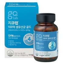 지큐랩 100억 생유산균 골드, 60정, 8개