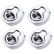4pcs 보트 해치 래치 풀 마린 50mm 플러시 마운트 풀 래치 라운드 rv 요트 트럭 트레일러 캠퍼 데크 해치 도어 캐비닛, 협력사