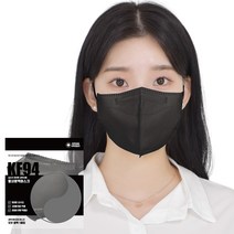 새부리형 KF94 컬러마스크 대형 마스크 1매입 10개, 대형 모던블랙(10매)(1매입), 블랙