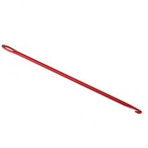 GHSHOP 4-10pack 아프간 크로 셰 뜨개질 후크 뜨개질 바늘 손 뜨개질 도구 구멍 4mm 레드, 빨강 노랑 랜덤, 금속, 10개