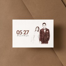 보자기카드 맞춤청첩장 GRENDY756, 50매