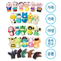 소프트 손가락인형 5종 (선택1), 숲속친구들