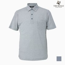 인디안 TREMOLO 남성 린넨 혼방 애리형 티셔츠_TRBASWY2361