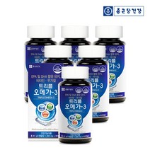 종근당건강 트리플 오메가3 6병 12개월분 미네랄+비타민, 6개, 단품