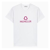 몽클레어 (당일) 22FW 지니어스 핑크 로고 여성 반팔 티셔츠 8C00006 809CR 001