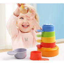 돌선물 손자선물 인지발달 원목 컵쌓기 성탄 교구 유치원 IQ EQ