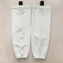 아이스하키 장비 용품 아이스 하키 양말 퓨어 컬러 100% 폴리에스테르 트레이닝, 09 WHITE_01 XS
