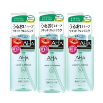 BCL Cleansing Research Liquid Cleansing 클렌징 리서치 일본 AHA 리퀴드 클렌징워터 오일프리 200ml 3통