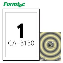 폼텍 CA-3130 20매 컬러레이저 라벨 방수/정리/견출지/스티커/라벨, 1개