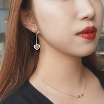 주얼리로망 사랑스러운 하트레시피 귀찌 귀걸이